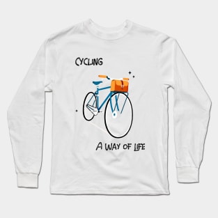 Cycling A Way of Life Long Sleeve T-Shirt